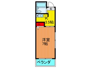 シティハイツ福井の物件間取画像